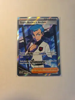 Pokemon TCG Team Roket's Archer Trainer Destined Rivals 223/182 - Image 1