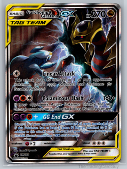 Pokemon Garchomp & Giratina GX SM193 Power Partnership Tin Promo Tag Team LP - Image 1