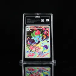 2025 POKEMON MEG EN-MEGA EVOLUTION ILLUSTRATION RARE #134 IVYSAUR TAG 10 - Image 1