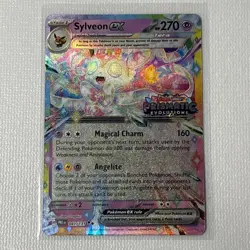 Pokemon TCG Sylveon EX 41/131 Prismatic Evolutions Promo Stamped - Image 1