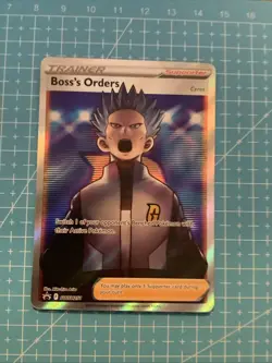 Nintendo Pokemon TCG Boss's Orders Cyrus SWSH251 Full Art Holo Promo Eng - Image 1
