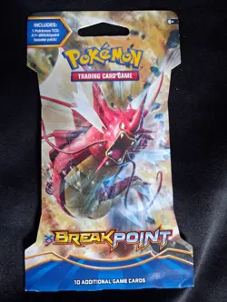 Pokemon TCG XY Breakpoint Sleeved Booster Pk Shiny Gyarados ART NEW SEALED 2016 - Image 1