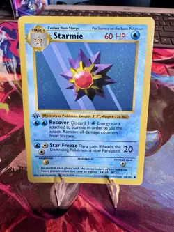 Pokemon Starmie 64/102 1st Edition Shadowless - Image 1