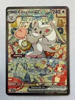 Pokemon Cinccino EX Full Art Holo Chaos Rising 119/086 - Image 1