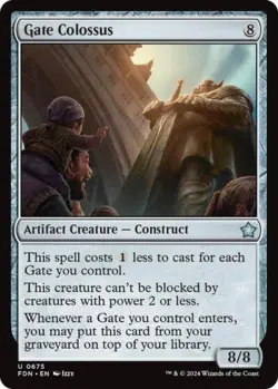 Gate Colossus - Near Mint MTG Foundations - Image 1