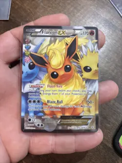 Flareon EX RC28/RC32 Generations Radiant Collection Ultra Rare Full Art Holo Eng - Image 1