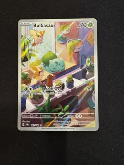 Pokemon Bulbasaur 143/142 Sv07: Stellar Crown Holo Near Mint - Image 1