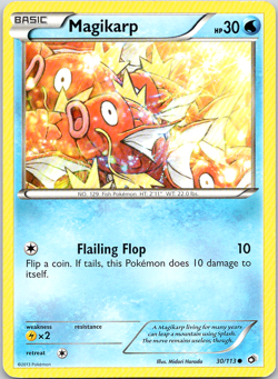 Pokemon Magikarp 30/113 Legendary Treasures Common Normal LP TCG - Image 1