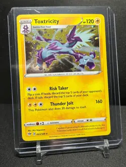 Toxtricity 063/189 Cosmos Holo Promo Pokemon 2020 Darkness Ablaze NM - Image 1