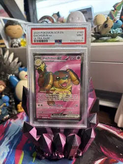 2024 POKEMON SCR EN-STELLAR CROWN ULTRA RARE #160 DACHSBUN EX PSA 9 - Image 2