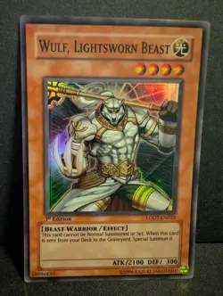 Wulf, Lightsworn Beast Lodt-En023 Light of Destruction 1st Edition - Image 1