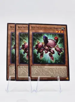 3x Beta the Electromagnet Warrior MZMU-EN081 (Rare) 1st Ed - NM - Yu-Gi-Oh - Image 2