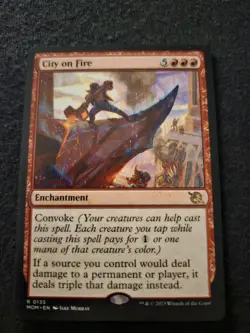MTG City on Fire March of the Machine Regular - Image 1