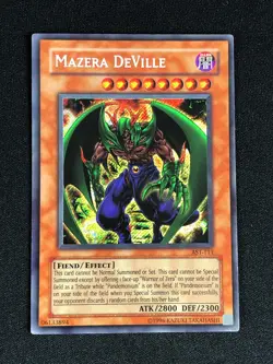 YUGIOH MAZERA DEVILLE AST-111 SECRET PLAY/EDGE WEAR - Image 1
