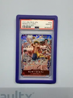 One Piece Luffy St10-006 Psa10 One Piece Day 24 Japanese Promo Uk seller 🇬🇧 - Image 1