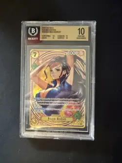 One Piece TCG Nico Robin SP EB03-055 BGS 10 Pristine Beckett Heroines Edition - Image 1