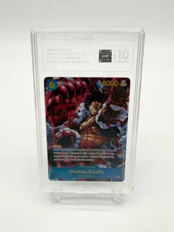 TAG 10 One Piece OP11-118 SEC* Monkey.D.Luffy - Alt Art - EN - Foil - Graded - Image 1