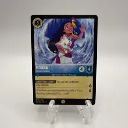 155/204 Disney Lorcana Legendary Moana Curious Explorer Non Foil Winterspell NM - Image 1