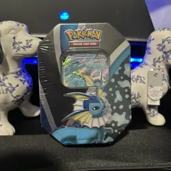 Pokemon TCG Eevee Evolutions Tin 2021 Vaporeon V New Factory Sealed - Image 1