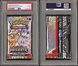 2025 Pokemon Prismatic Evolutions Booster Pack Art Set (Sequential) PSA 9 MINT! - Image 2
