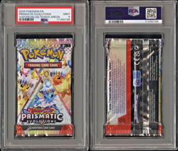 2025 Pokemon Prismatic Evolutions Booster Pack Art Set (Sequential) PSA 9 MINT! - Image 3