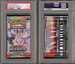 2025 Pokemon Prismatic Evolutions Booster Pack Art Set (Sequential) PSA 9 MINT! - Image 5