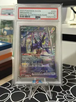 Pokemon TCG Miraidon ex 244/198 PSA 10 SV Base Set Special Illustration Rare - Image 1