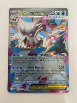 Pokemon TCG Mega Evolutions Mega Abomasnow ex 036/132 Near Mint - English - Image 1