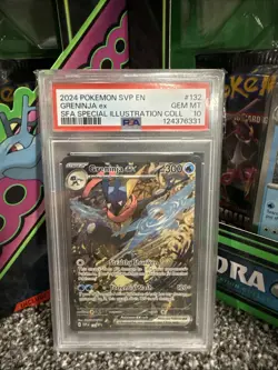 Pokemon Greninja ex PSA 10 Shrouded Fable With 2x Sealed ðŸ”¥Kingdra EX BOXðŸ”¥ - Image 2