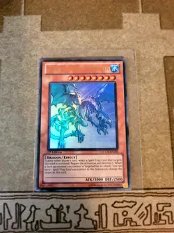 YUGIOH TCG WHITE NIGHT DRAGON LCGX-EN205 ULTRA 1ST ED NM - Image 1