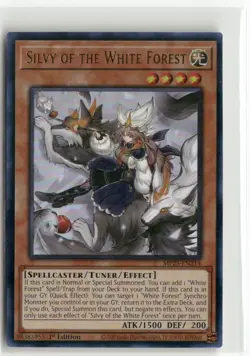 Yugioh Silvy of the White Forest MP25-EN214 Ultra Rare NM 1st Ed - Image 1