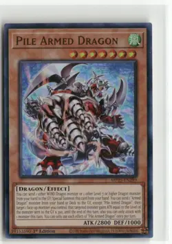 Yugioh Pile Armed Dragon MP25-EN289 Ultra Rare NM 1st Ed - Image 1