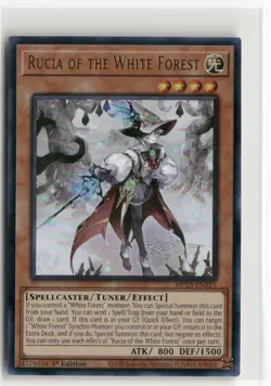 Yugioh Rucia of the White Forest MP25-EN215 Ultra Rare NM 1st Ed - Image 1