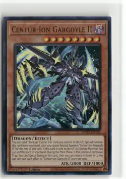 Yugioh Centur-Ion Gargoyle II MP25-EN185 Ultra Rare NM 1st Ed - Image 1