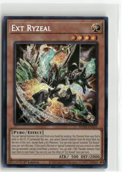 Yugioh Ext Ryzeal MP25-EN120 Prismatic Secret Rare NM 1st Ed - Image 1