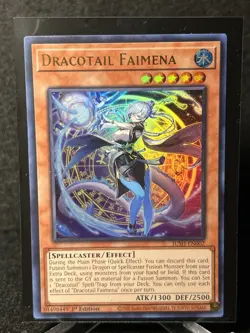 Yugioh! TCG - Dracotail Faimena - Ultra Rare - Justice Hunters - JUSH-EN002 - Image 2