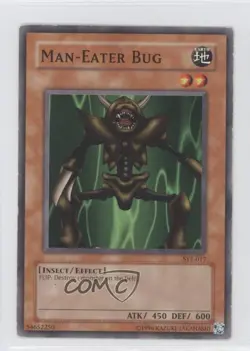 Man-Eater Bug Unlimited YuGiOh Starter Deck Yugi Evolution #SYE-017 2004 READ - Image 1