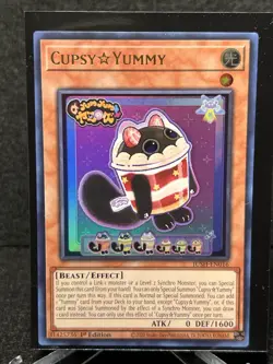 Yugioh! TCG - CupsyYummy - Ultra Rare - JUSH-EN016 - Justice Hunters - 1st - Image 1