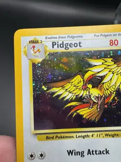 Pokemon Pidgeot 2000 Base Set 2 Holo Rare Card 14/130 WOTC 2nd Edition - Image 3
