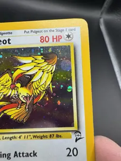 Pokemon Pidgeot 2000 Base Set 2 Holo Rare Card 14/130 WOTC 2nd Edition - Image 4