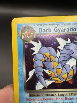 Gyarados # 82 Holo Team Rocket Vintage Prerelease Promo Pokemon Card WOTC - Image 3