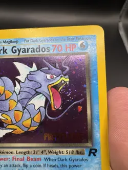 Gyarados # 82 Holo Team Rocket Vintage Prerelease Promo Pokemon Card WOTC - Image 4