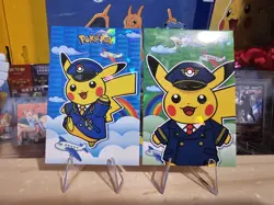 Pokemon Electric Pika Card Database - Pilot Pikachu ANA Flight Crew - Lot Of 2 - Image 1