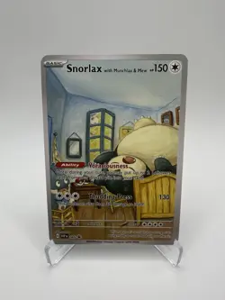Snorlax with Munchlax & Mew Pokemon x Van Gogh ACG Art Promo Card - NM - Image 1