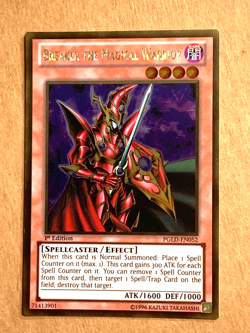 yugioh BREAKER THE MAGICAL WARRIOR PGLD-EN052 1st Edition near mint - Image 1