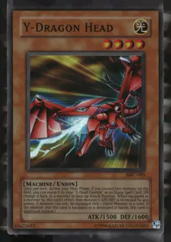Y-Dragon Head MFC-005 Super Rare Magician's Force Yu-Gi-Oh Unlimited LP - Image 1