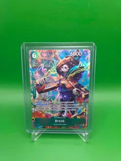 One Piece TCG English OP15-032 Brook Alt Art Parallel - Image 1