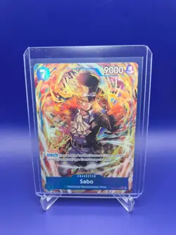 One Piece TCG English OP15-046 Sabo Alt Art Parallel - Image 1