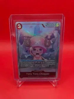 One Piece TCG English OP08-007 Tony Tony Chopper Alt Art Parallel - Image 1