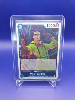 One Piece TCG English PRB02-009 Mr. 3 (Galdino) R Foil - Image 1